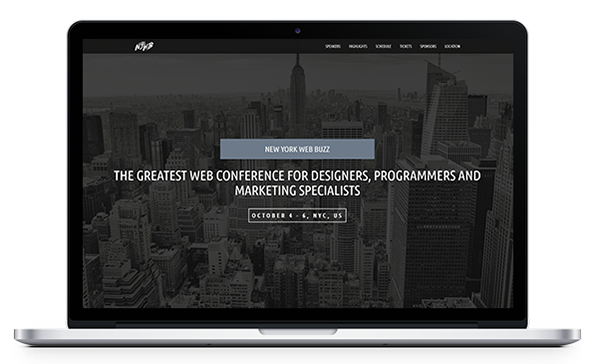 New York Web Buzz - Creative Event Template