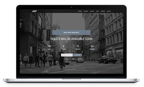 New York Web Buzz - Creative Event Template